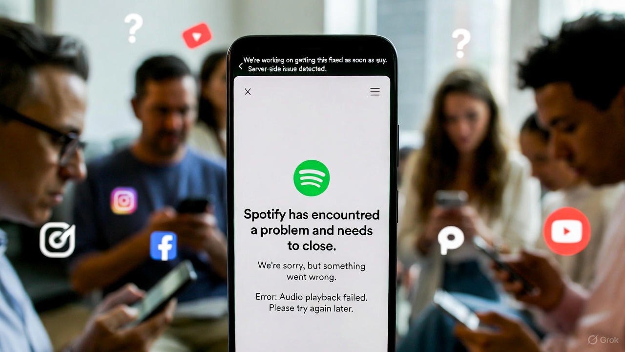 Spotify app crashing